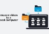 amazon video to computer