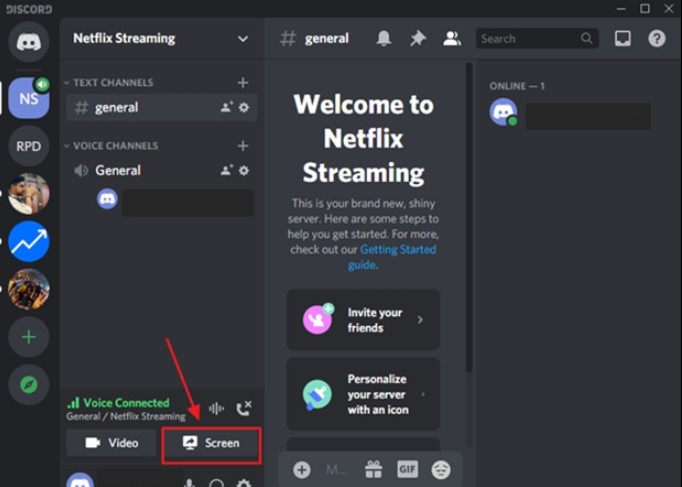 share screen