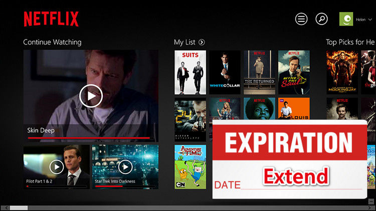 netflix download expiration