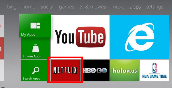 find netflix on xbox 360