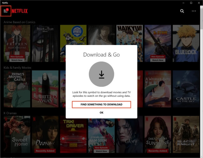 netflix download 1