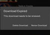 netflix downloads expired