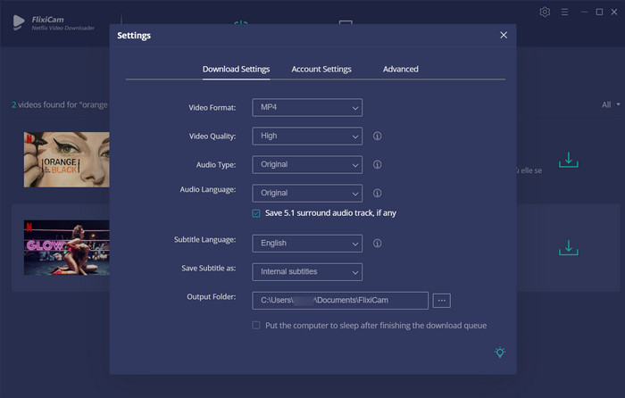 set output quality