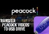peacock video to usb