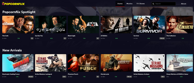 Hurawatch alternatives Popcornflix