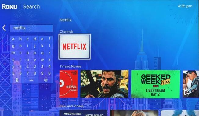 roku select netflix