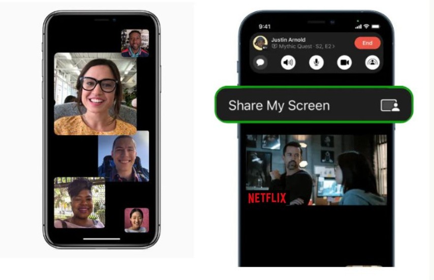 share screen netflix