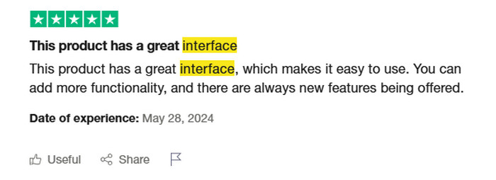 simple interface