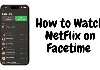 watch netflix on facetime