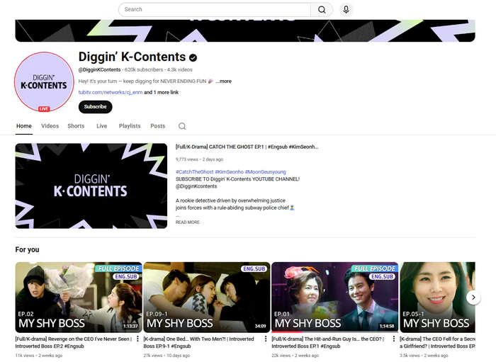 youtube kdrama