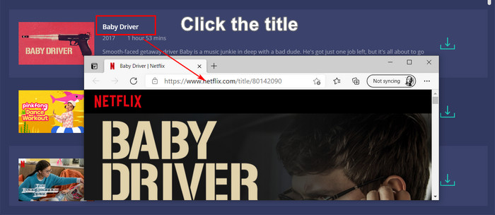 click videos