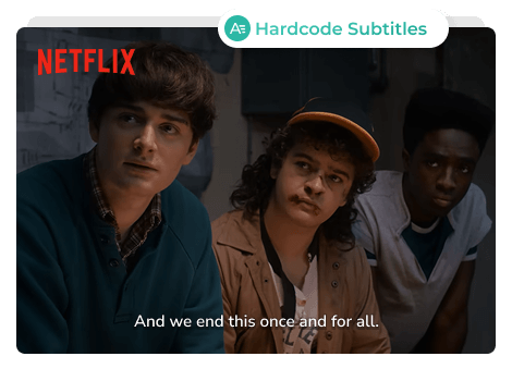 netflix hardcode subtitles
