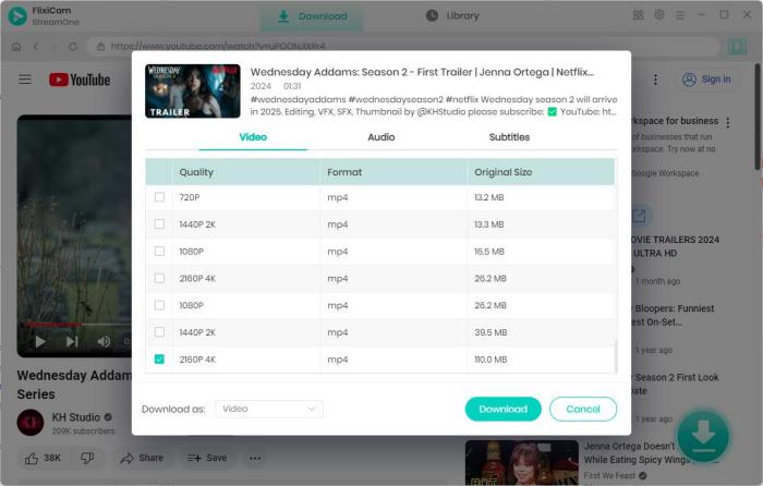 advanced download youtube