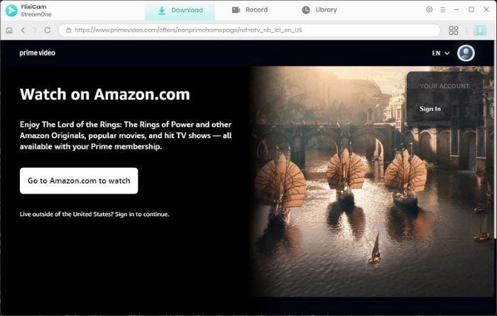 sign in amazon prime account