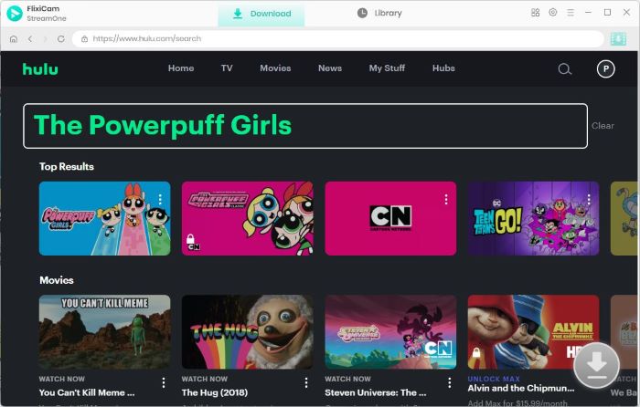 choose hulu video